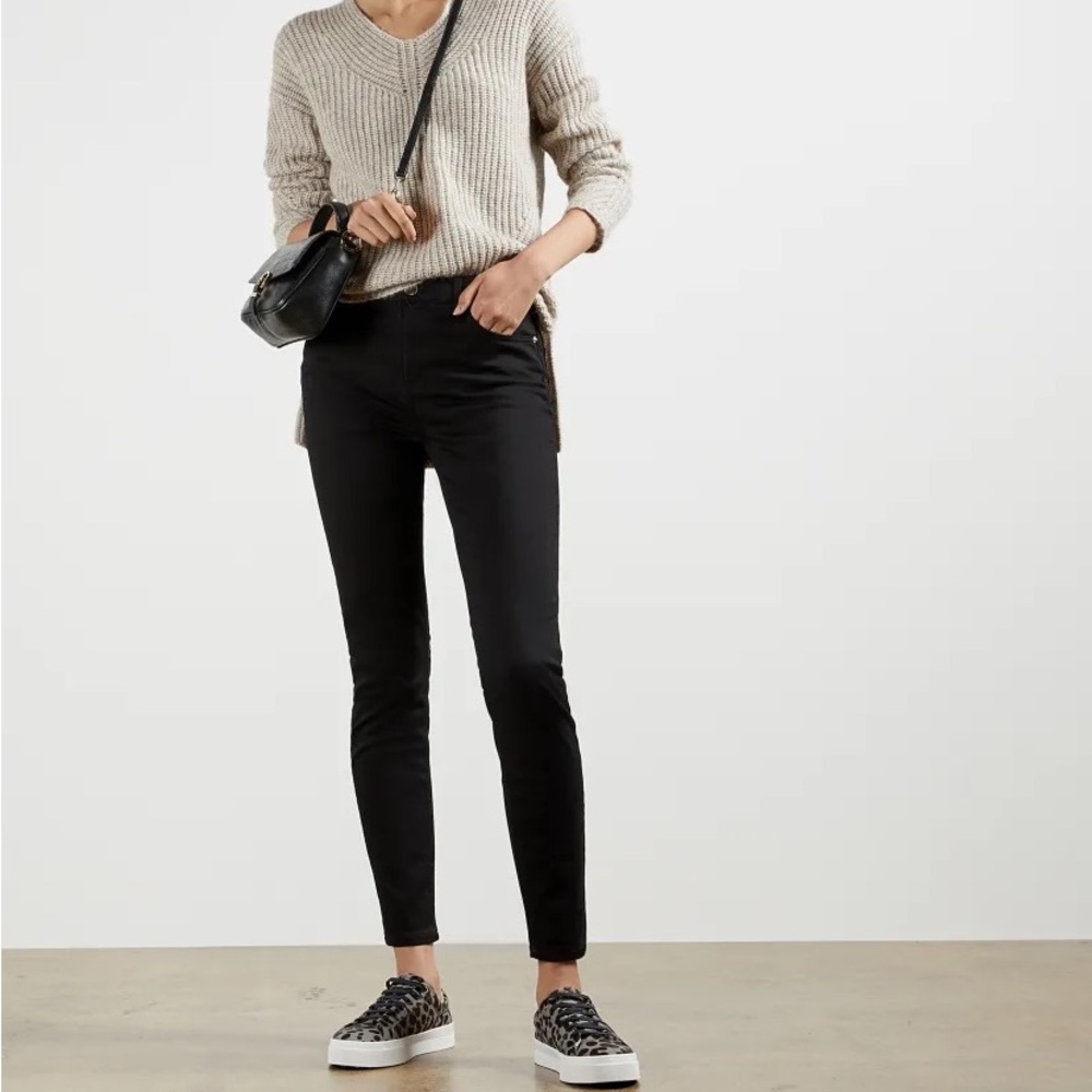 Ted Baker Duvv Black High Rise Skinny Jeans